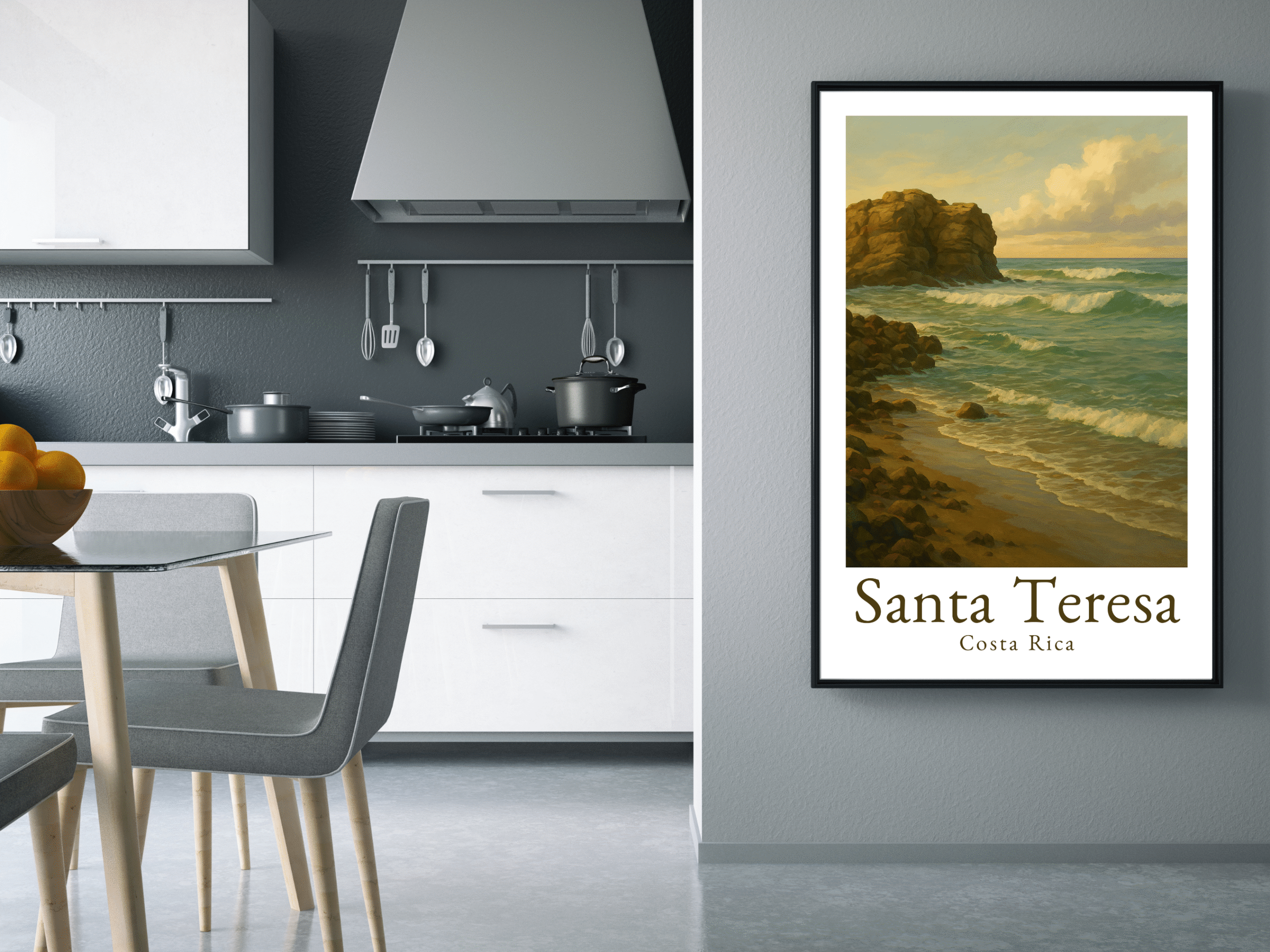 Póster de Santa Teresa, Costa Rica | Descargable en alta resolución